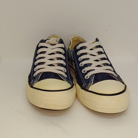 Converse Blue and White Women's Sneakers - Picture 3 of 7